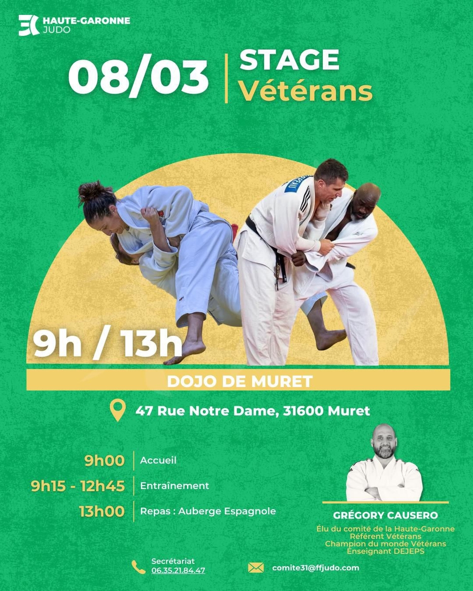 Stage entraînement Vétérans à Muret