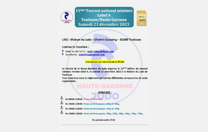 tournoi minimes national label A 
