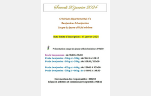 2ème critérium benjamins 