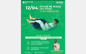 Stage Ne Waza Jujitsu type brésilien