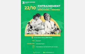 Entrainement benjamins et Minimes