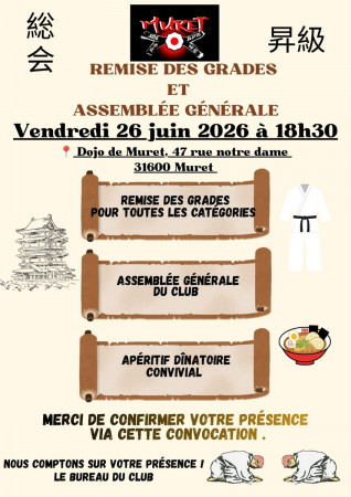 Remise des grades et AG