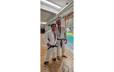 Nouvelle ceinture noire pour le club, section Jujitsu
