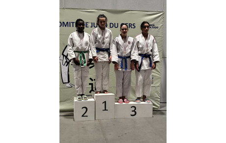 Jade et Chanaina aux 2 premières places