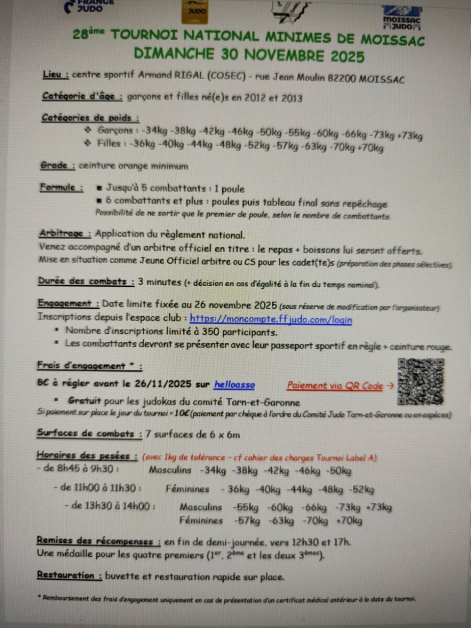 Tournoi label A minimes